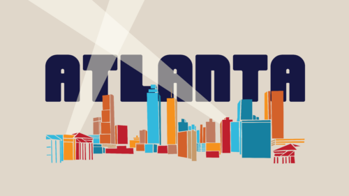 Atlanta Skyline illustration
